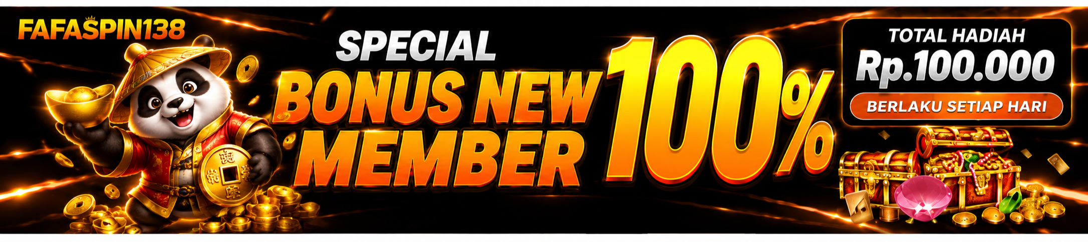 BONUS NEW MEMBER 100% 